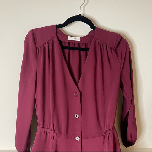 Aritzia Babaton Day Dress Size Small - Picture 5 of 10